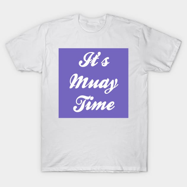 Muay Thai Purple T-Shirt by marisaj4488